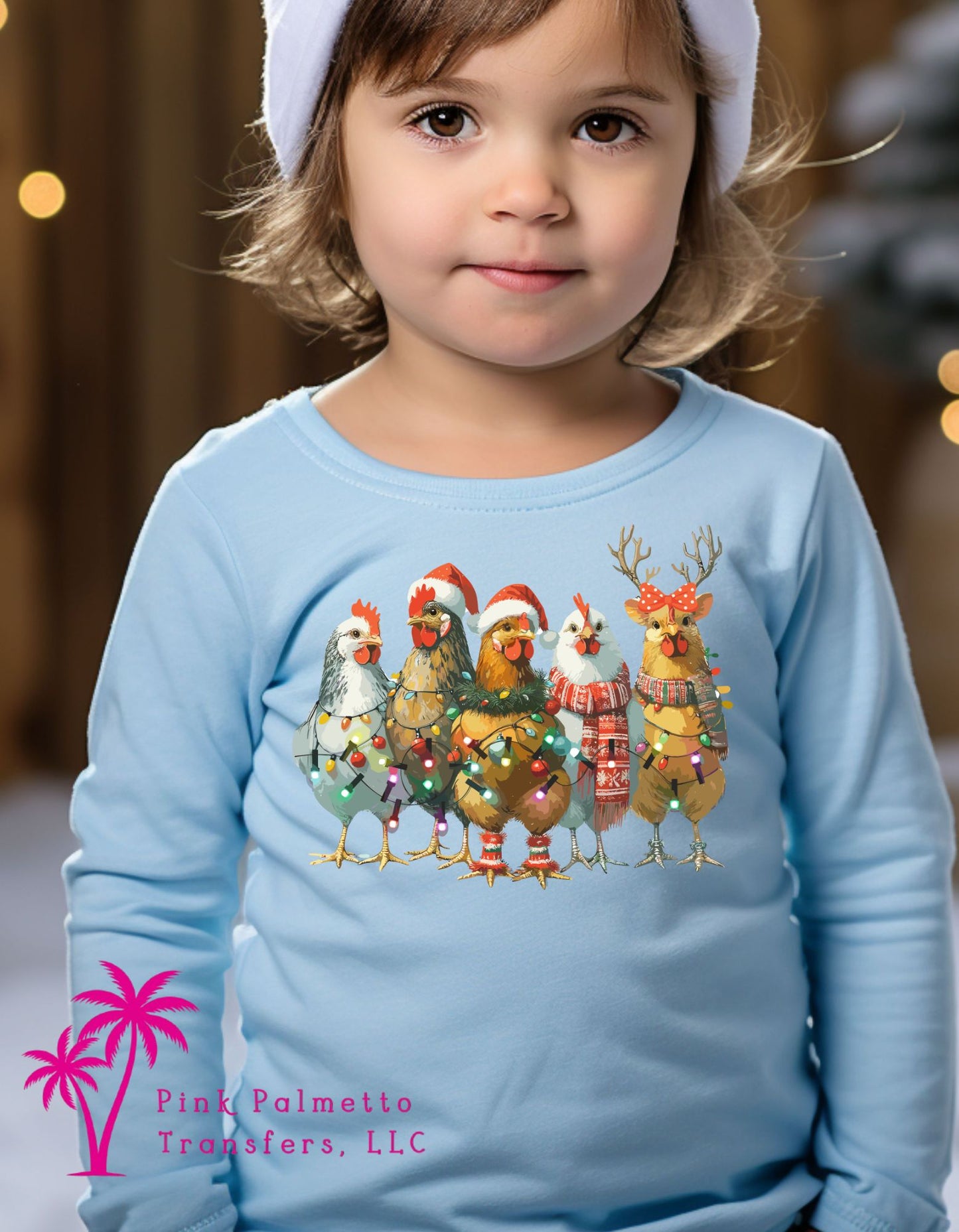 Toddler Long Sleeve Chicken Tshirt