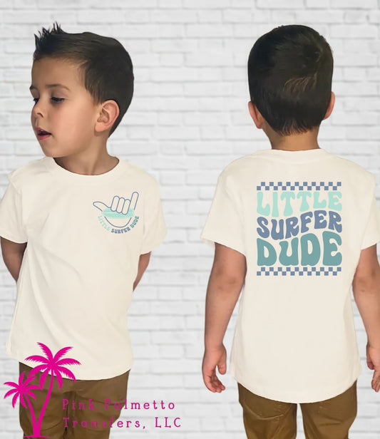 Little Surfer Dude Boy's Youth Tshirt