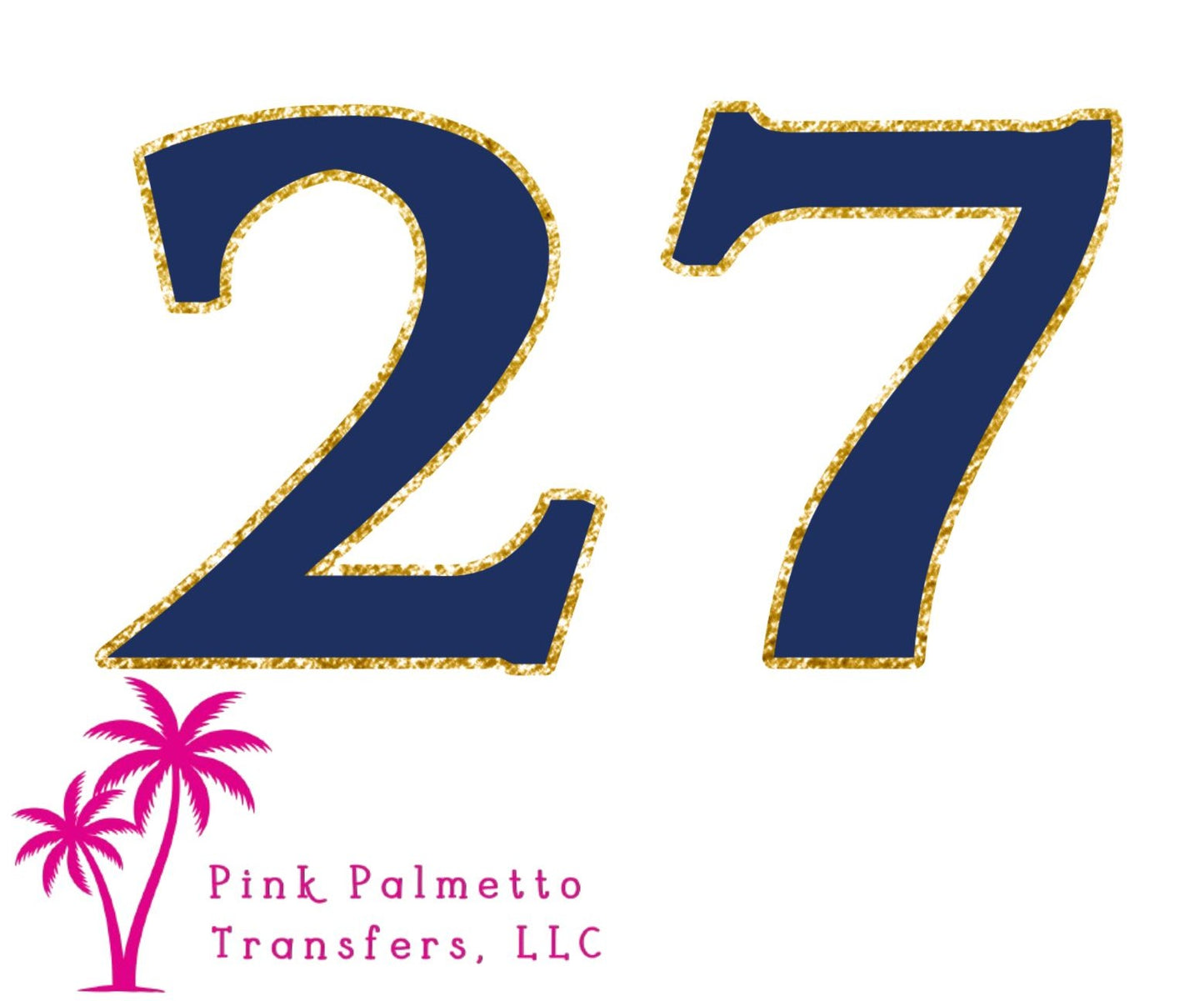 #27 Glitter 4.5" DTF Transfer