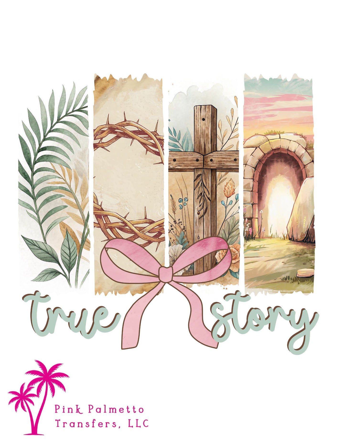 True Story 12" DTF Transfer