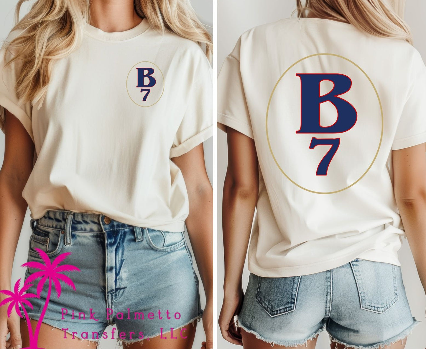 B #7 Short Sleeve Tshirt