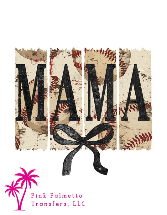 Vintage Baseball Mama 12" DTF Transfer
