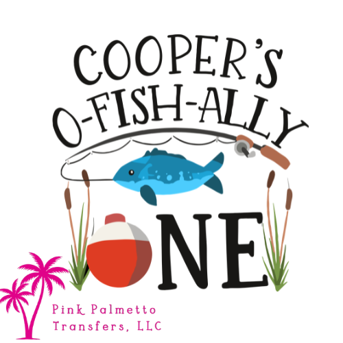 Custom Cooper's O-Fish-Ally One 8" DTF Transfer