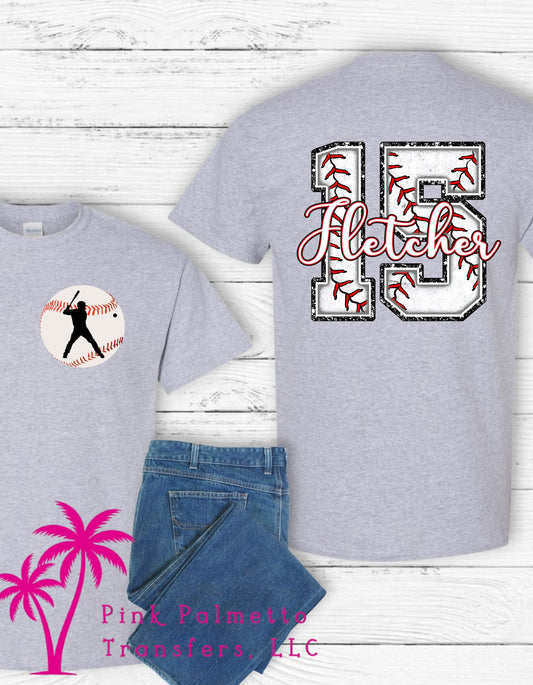 Custom Baseball Tshirt Fletcher