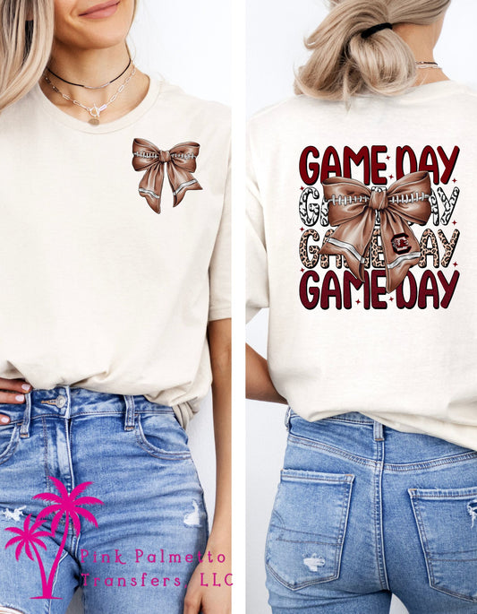 Gameday Gamecock Front-Back Tshirt