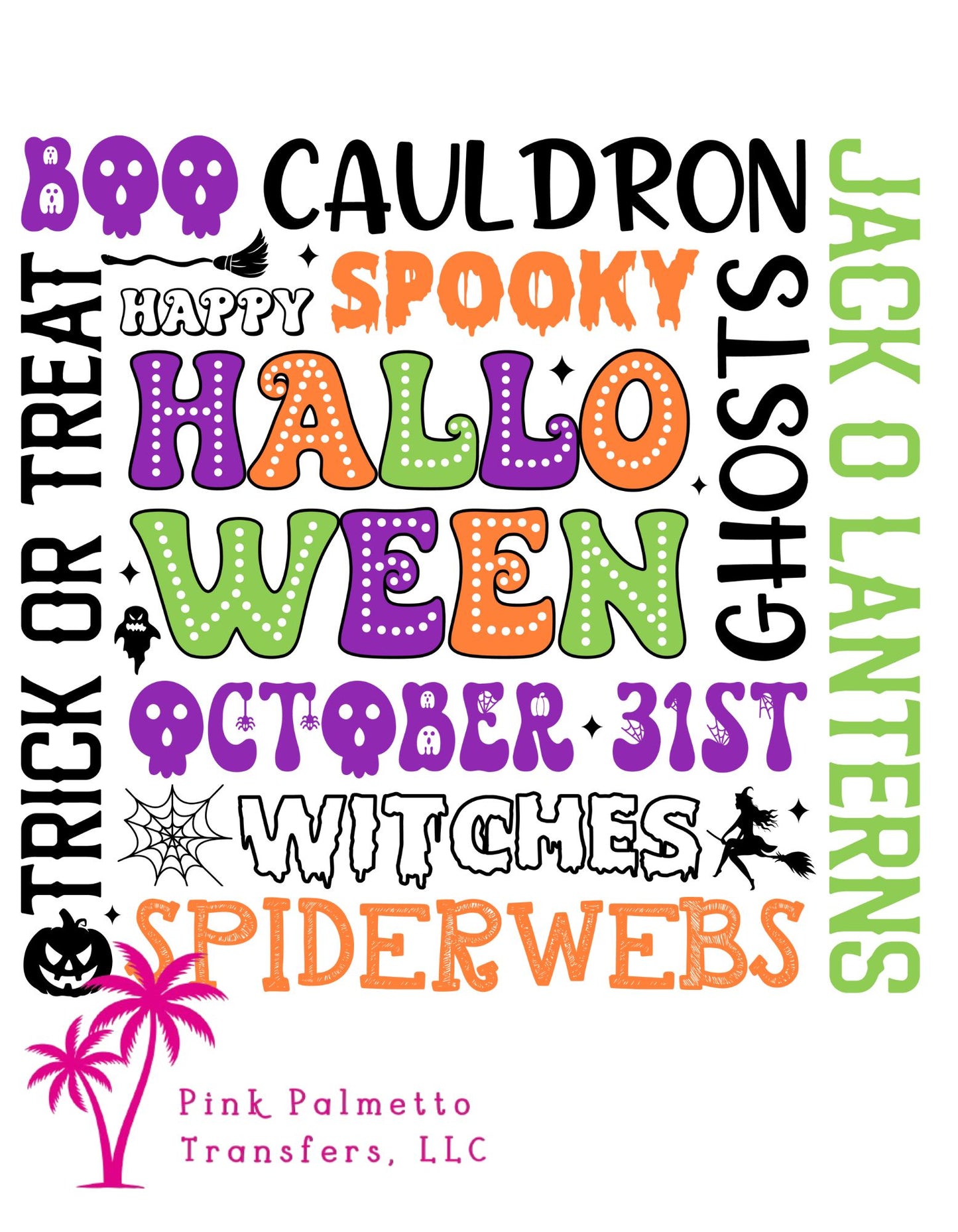 Halloween 10" DTF Transfer