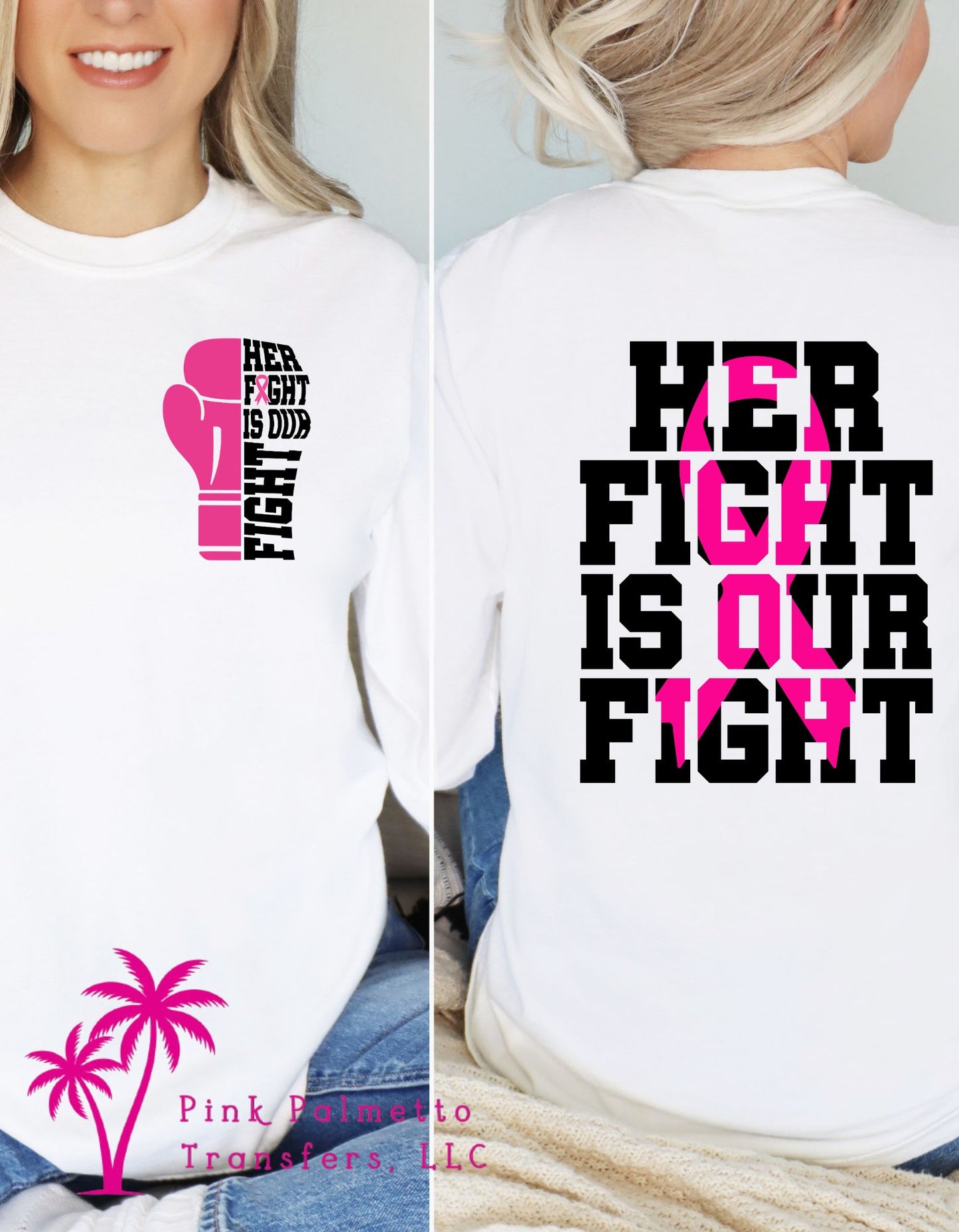 Her Fight is Our Fight Long Sleeve Tshirt