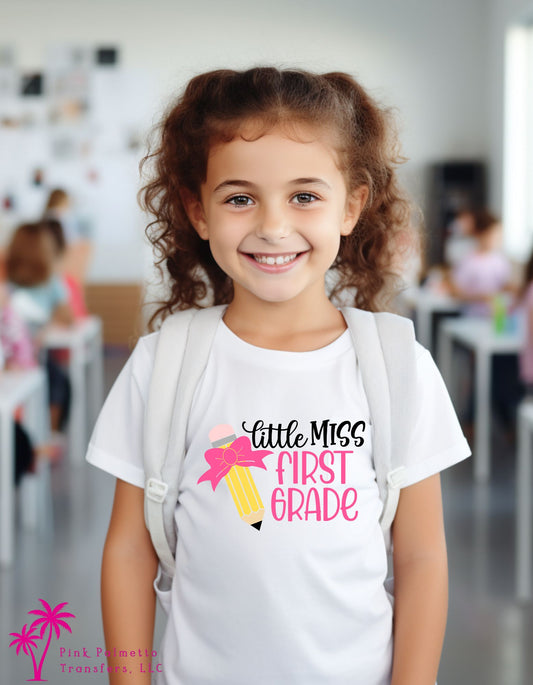 Little Miss 1st Grade Tshirt