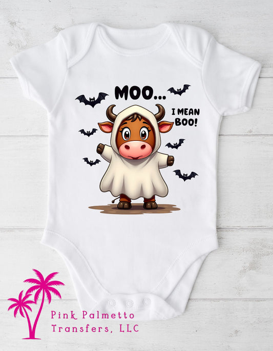 Moo, I mean Boo Onesie