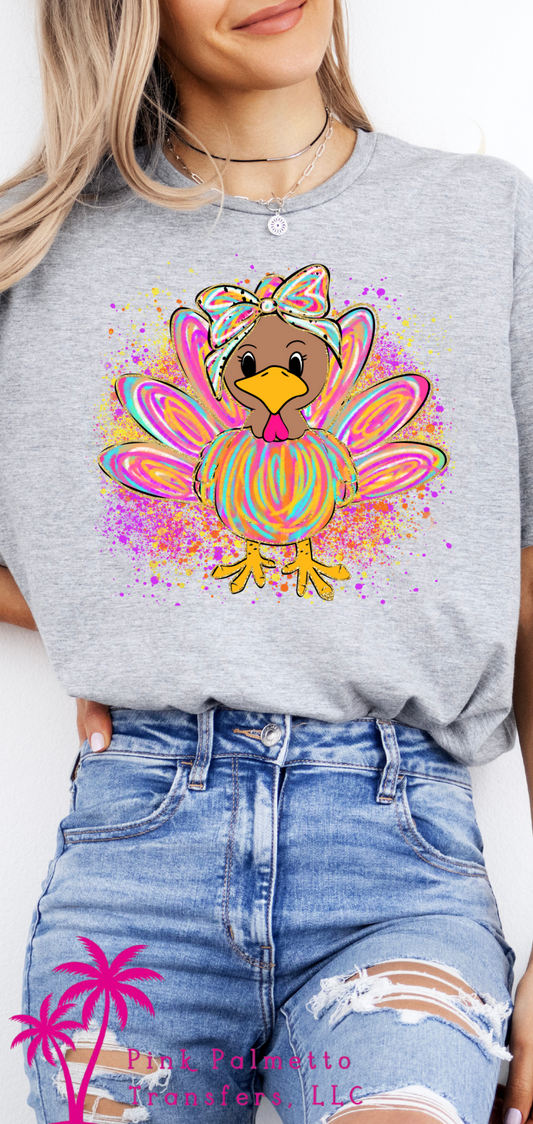 Colorful Turkey Tshirt