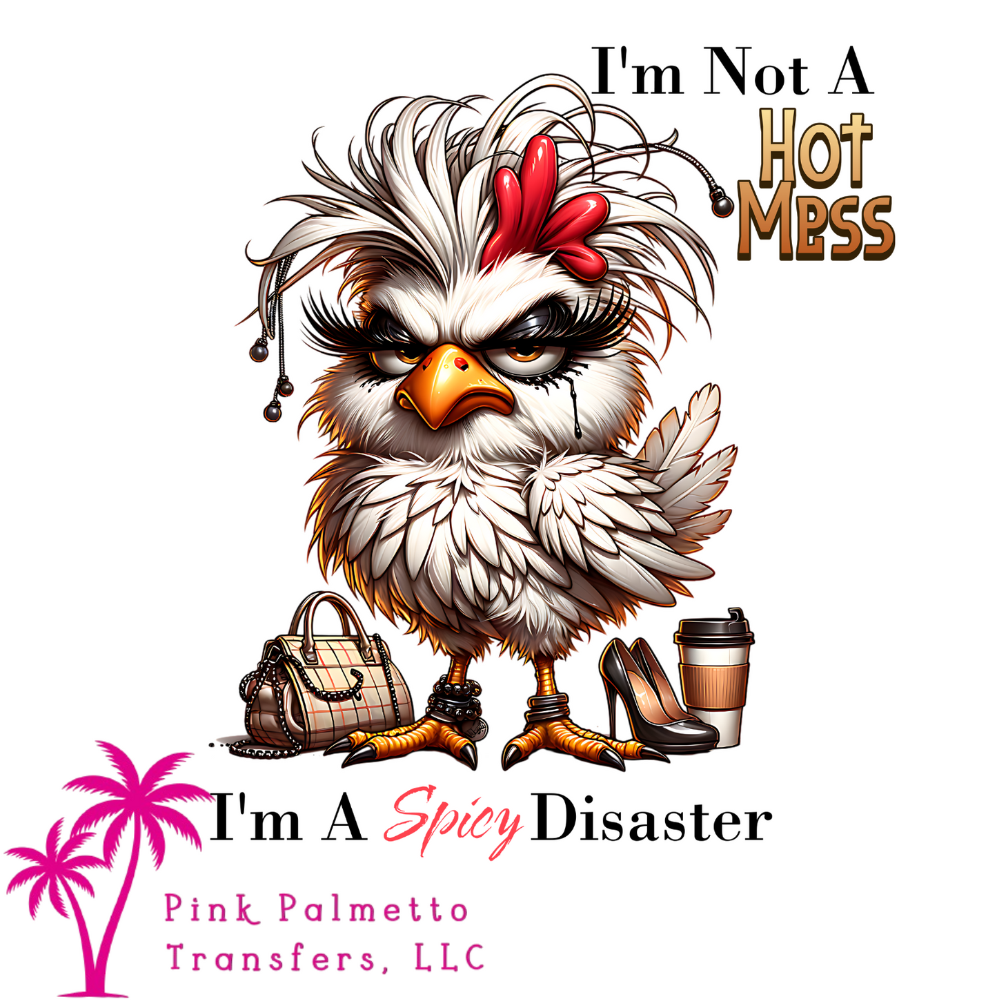 Spicy Disaster Chicken 12" DTF Transfer