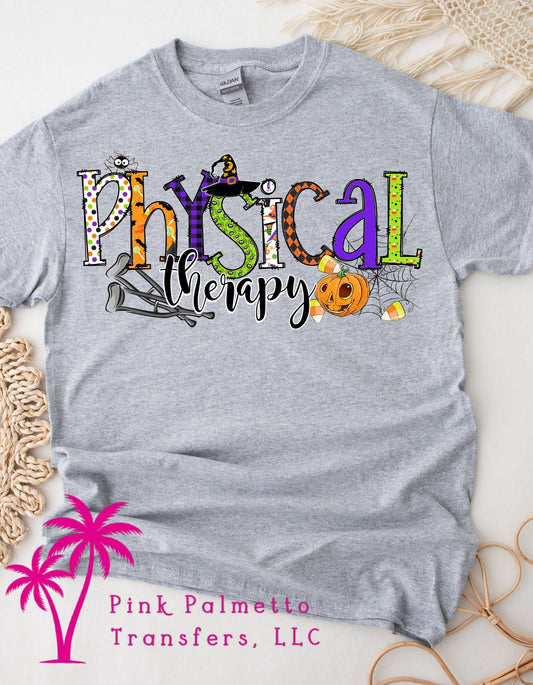 Physical Therapy Halloween Tshirt