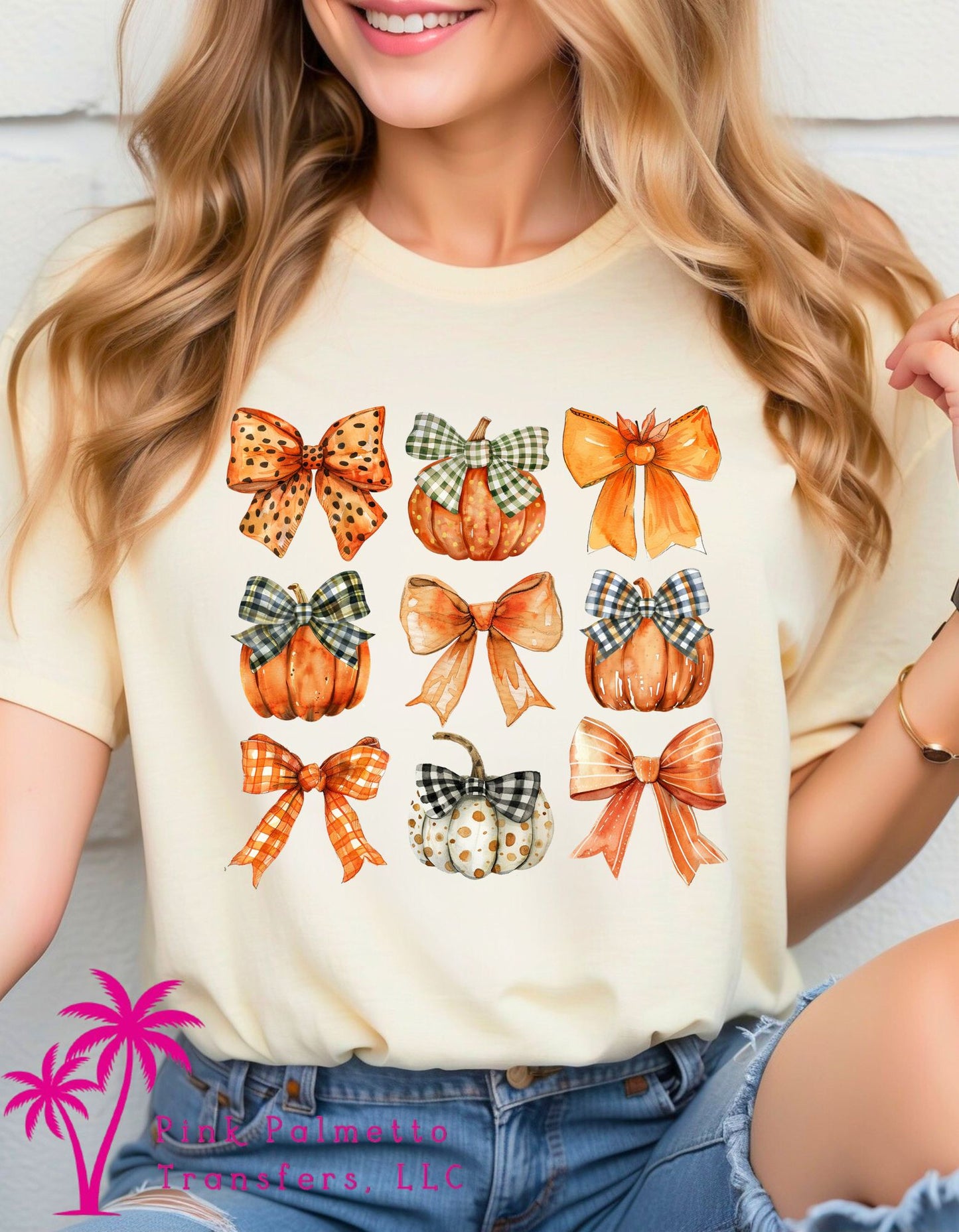 Pumpkin Bow Tshirt