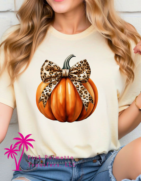 Pumpkin Leopard Tshirt