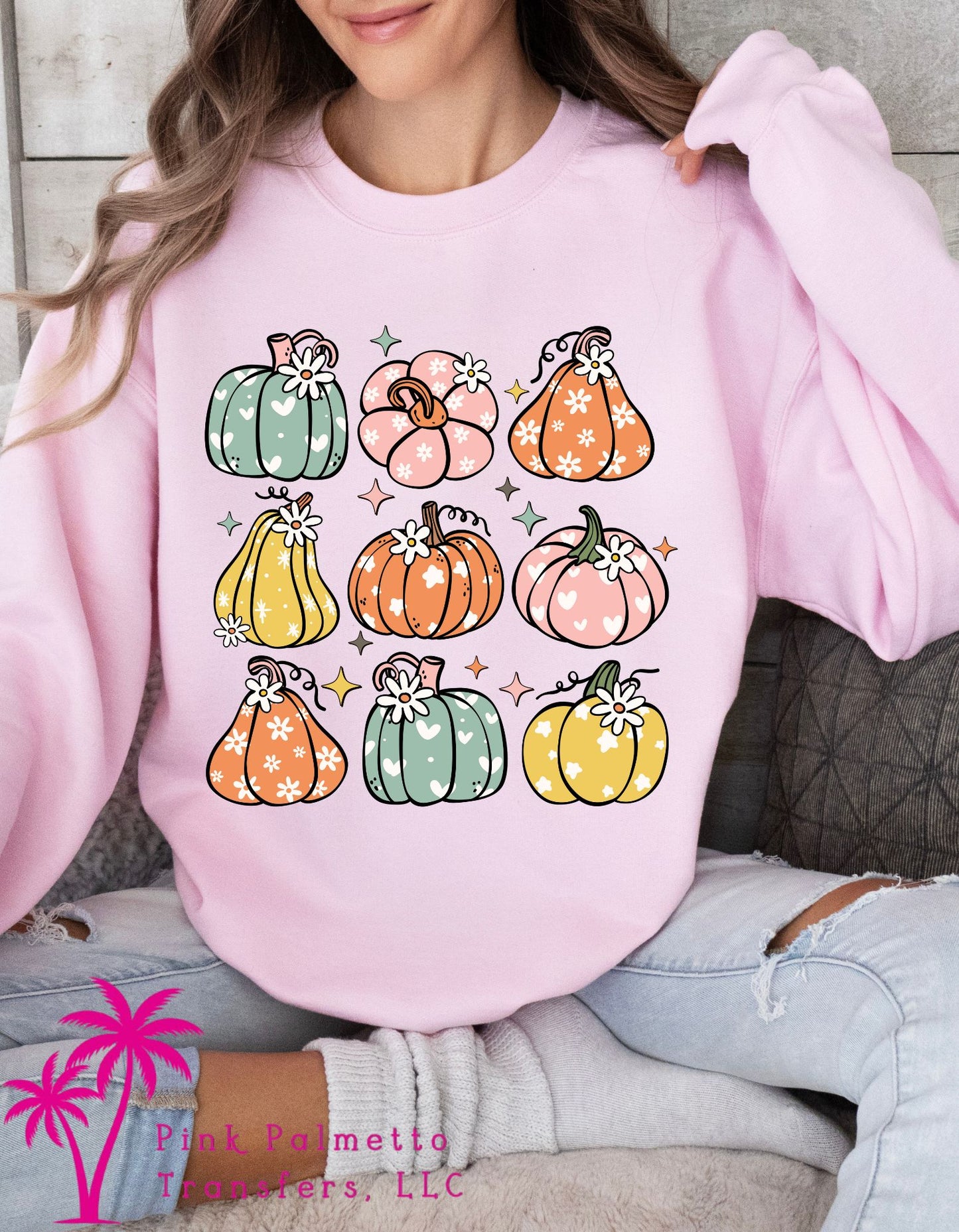 Retro Pumpkin Sweatshirt