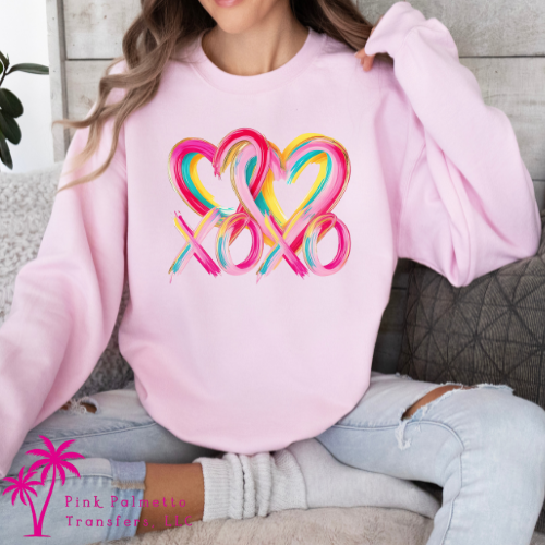 Colorful XOXO Sweatshirt