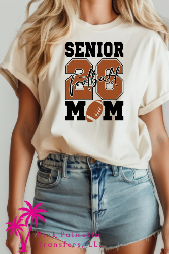Senior Football Mom 2026 Tshirt