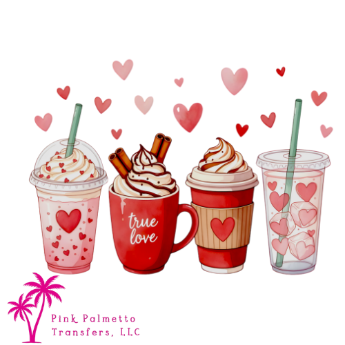 Coffee Valentine 10" DTF Transfer