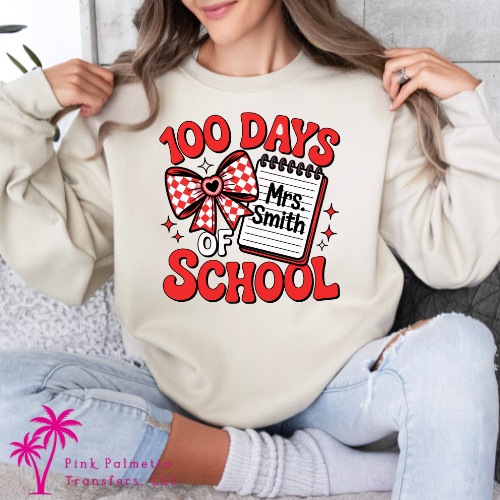 Custom 100 Days of School Sweatshirt