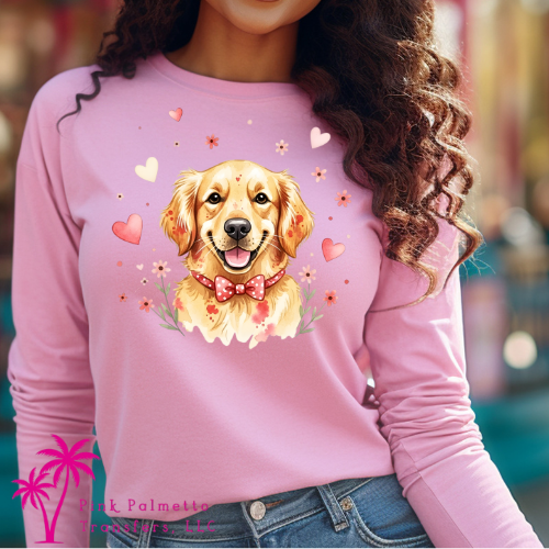 Golden Retriever Valentine Long Sleeve