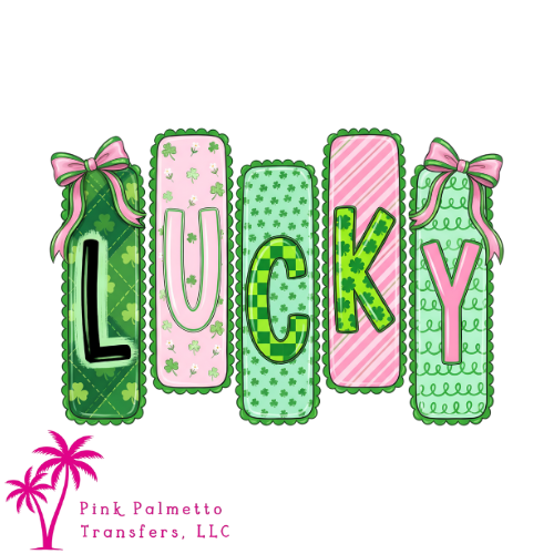 Lucky Blocks 12" DTF Transfer