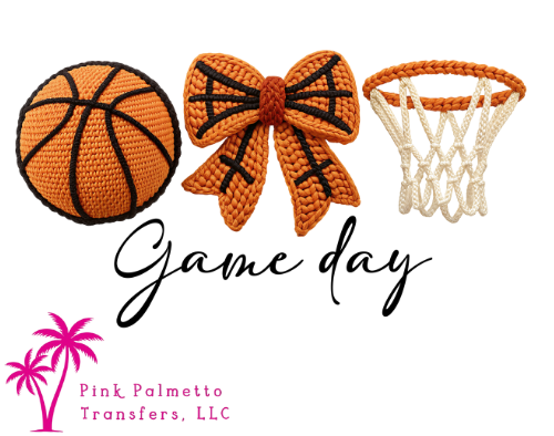 Basketball Game Day 12" DTF Transfer