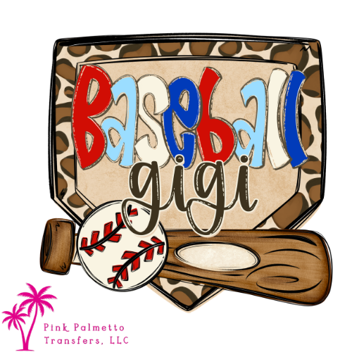 Baseball Gigi 12" DTF Transfer