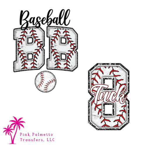 Custom Baseball Tuck 12" DTF Bundle