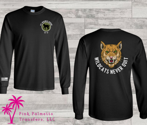 Custom Wildcats Unisex Adult Long Sleeve Dri Fit Shirt