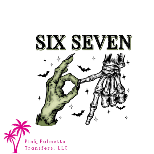 6-7 Halloween Hands 10" DTF Transfer