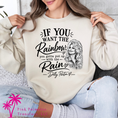 Rainbow and Rain Sweatshirt