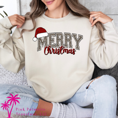 Cheetah Merry Christmas Sweatshirt
