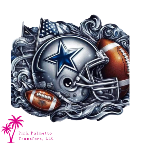 Custom Cowboys Football 12" DTF Transfer