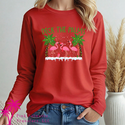 Deck the Palms Long Sleeve Tshirt