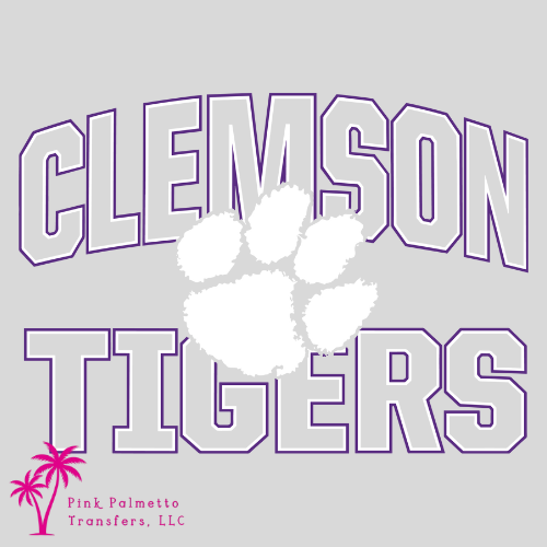 Clemson Tigers 10" DTF Transfer