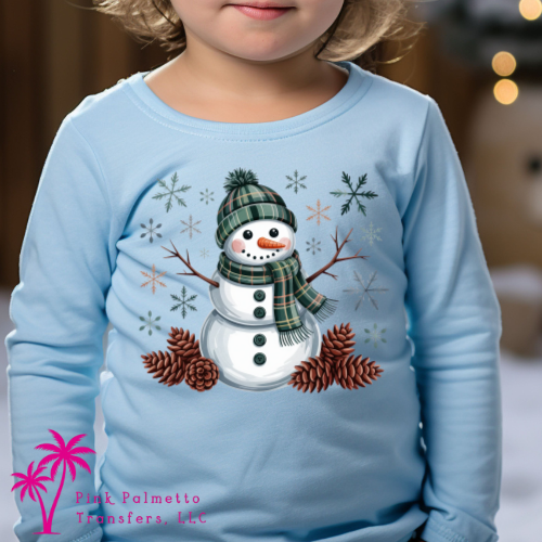 Snowman Youth Long Sleeve Shirt