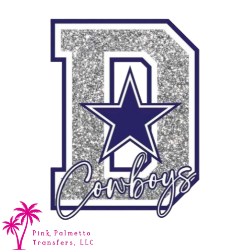 Custom Cowboys D 12" DTF Transfer
