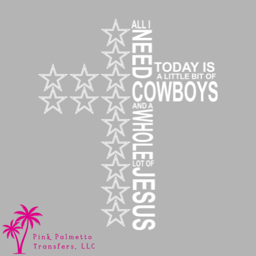 Custom All I Need Cross 12" DTF Transfer