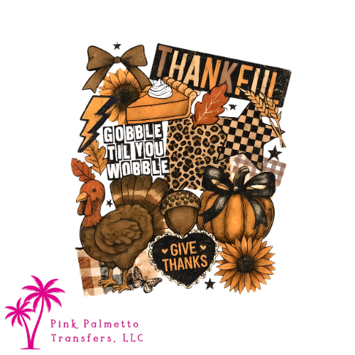Thanksgiving Coquette 12" DTF Transfer