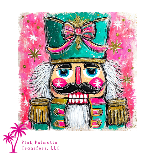 Colorful Nutcracker 12" DTF Transfer