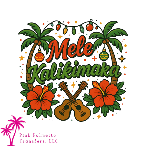 Mele Kalikimaka 10" DTF Transfer