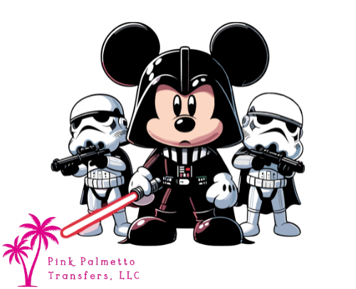 Mickey Darth Vader 12" DTF Transfer