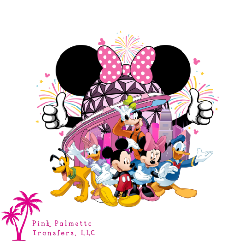 Minnie Epcot 12" DTF Transfer