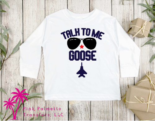 Talk to Me Goose Aviators Youth Long Sleeve