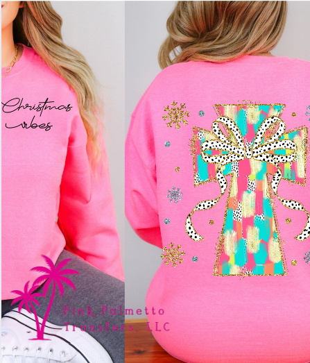 Colorful Cross Long Sleeve Shirt