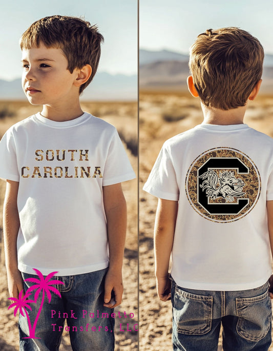 South Carolina Camo Youth Tshirt