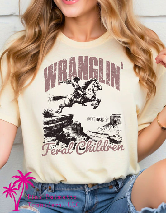 Wranglin Feral Children Short Sleeve Tshirt