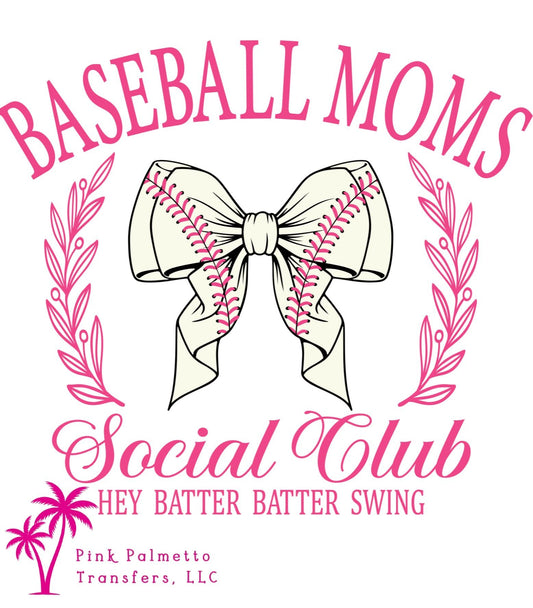Baseball Social Club 10" DTF Transfer