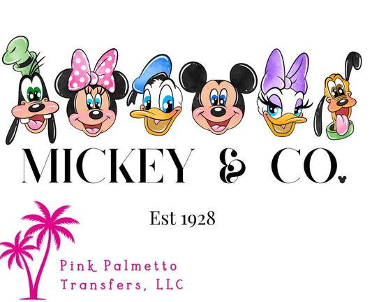 Mickey & Co. 10" DTF Transfer