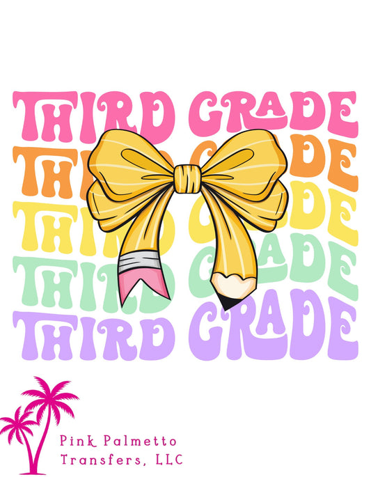 Third Grade 10" DTF Transfer